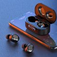 thumbnail image 3 of Gwong Electrónica TW16 Bluetooth-Compatible con auriculares inalámbricos V5.0 con pantalla LED de micrófono Estéreo 3D HIFI, 3 of 7