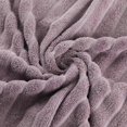 thumbnail image 3 of Classic Turkish Towel s Cotton Bath Sheets Set & Oversized Ribbed Towels, Ultra-Soft & Absorbent & Set of 3 - 40x65 Mauve, 3 of 5