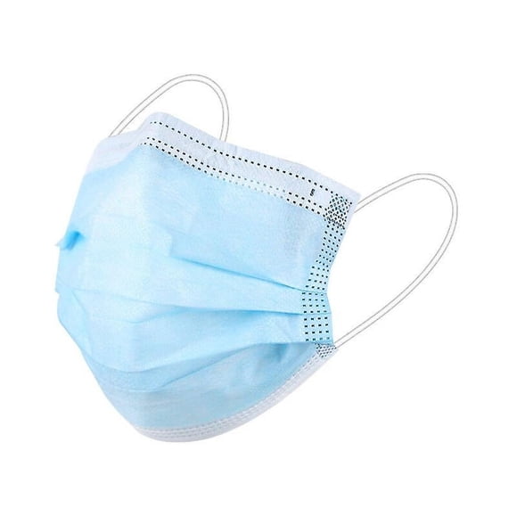 50 Disposable Medical Face Masks 3 Ply - 3 Layers of Protection - High Quality Surgical Face Masks with Antibacterial Filtration - 3 Ply Medical Face