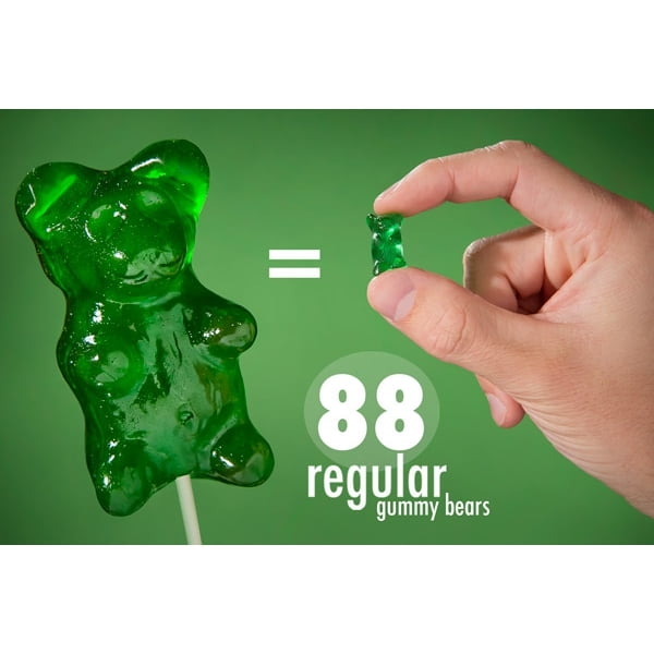 The Original Giant Gummy Bear Candy - Cherry