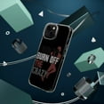 thumbnail image 4 of DistinctInk Clear Hybrid Case for Apple iPhone 15 Plus (6.7" Screen) - I Run To Burn Off The Crazy - Wireless Charging Compatible, 4 of 9