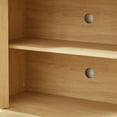 thumbnail image 3 of Noble House Hartwell 64" Wavy TV Cabinet, Rounded Storage Sideboard for Living Room/Bedroom/Entryway, Natural, 3 of 10