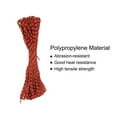 thumbnail image 3 of Polypropylene Rope Braid Cord 100ft/30M 7-Strand Core 0.2"(5mm) Dia Bright Red and Black, 3 of 6