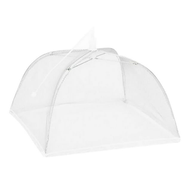 MesaSe Foldable Food Cover Large Capacity Mesh Fabric Detachable Portable Umbrella Style Dish Cover for Kitchen