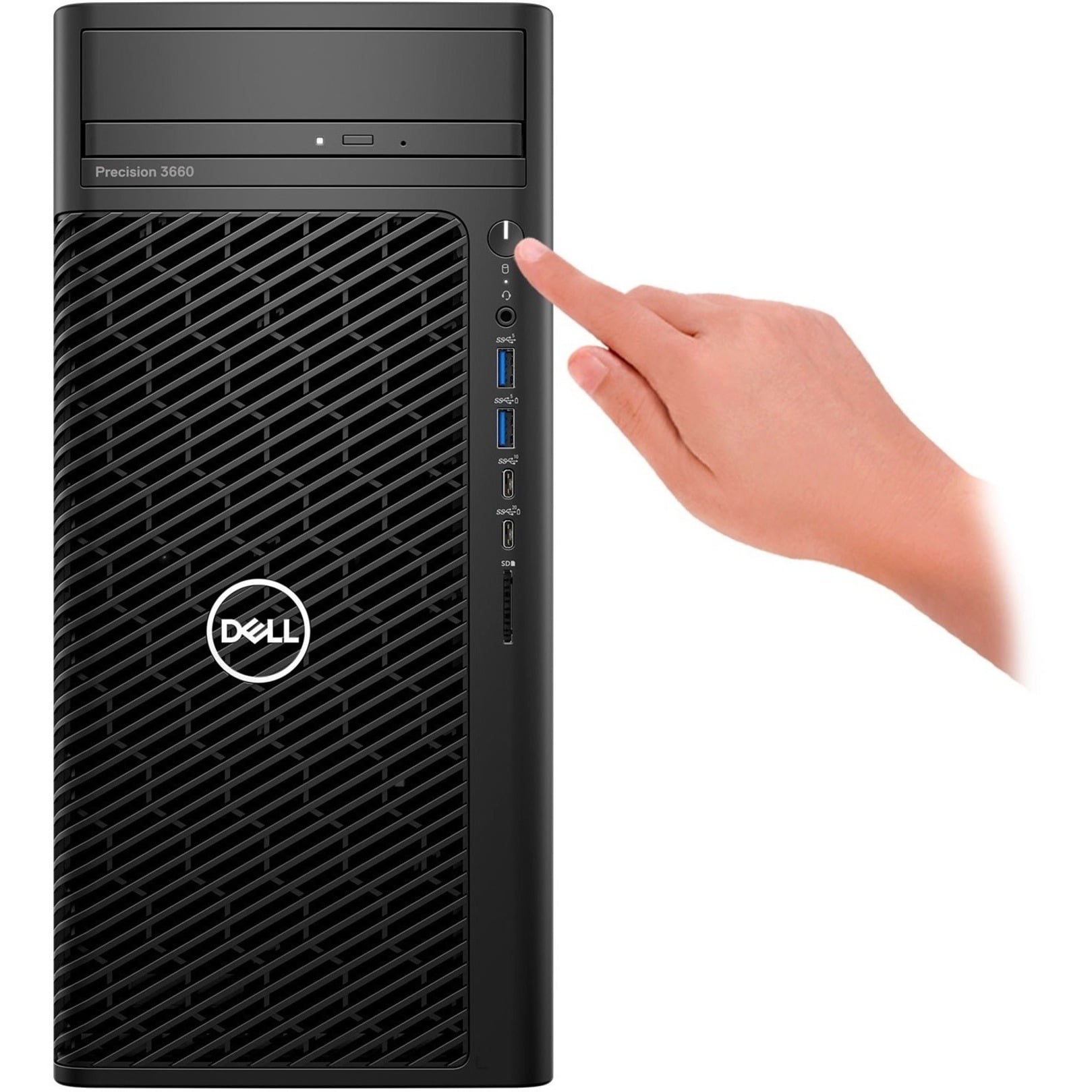 Dell Precision 3000 3660 Workstation - Intel Core i7 Dodeca-core (12 Core)  i7-12700 12th Gen 2.10 GHz - 32 GB DDR5 SDRAM RAM - 512 GB SSD - Tower