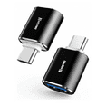 thumbnail image 1 of Adaptador Otg  Bloosom Usb Tipo C A Usb 3.0 5gbps 2 Piezas Led Negro, 1 of 4