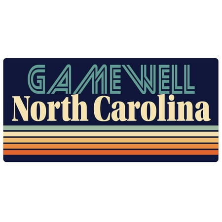 

Gamewell North Carolina 5 x 2.5-Inch Fridge Magnet Retro Design