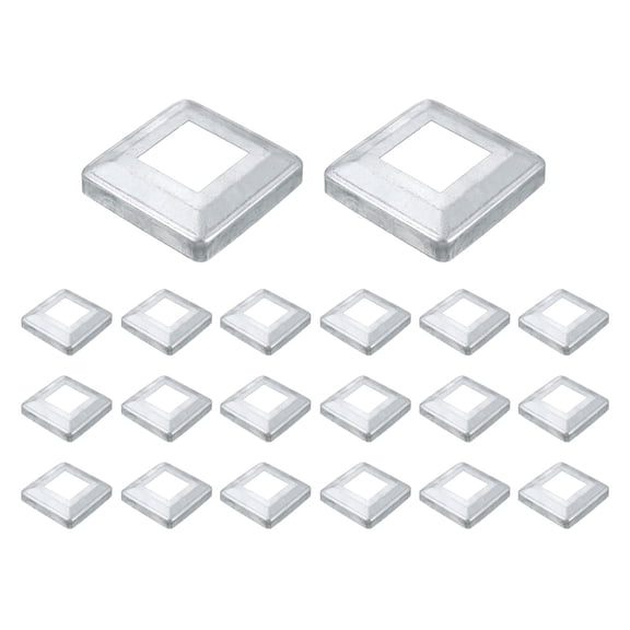 20Pack Post Base Cover, 4.25x4.25 Metal Integral Style Post Skirt Porch Column Wrap(2x2)