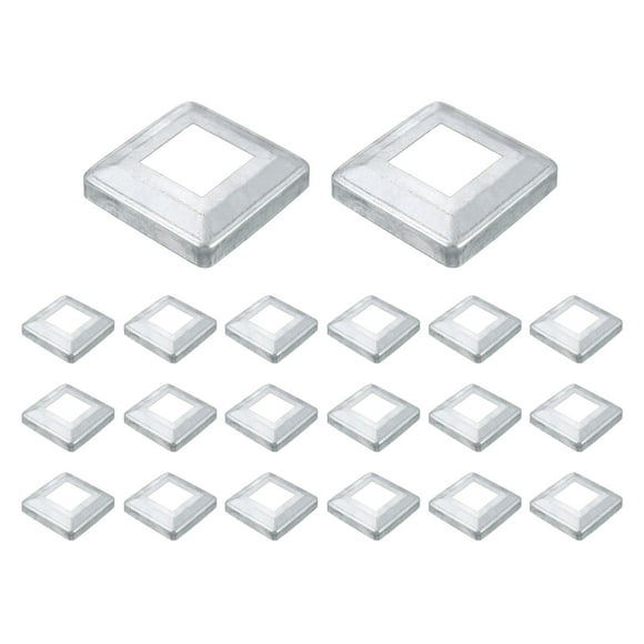 20Pack Post Base Cover, 4.25x4.25 Metal Integral Style Post Skirt Porch Column Wrap(2x2)