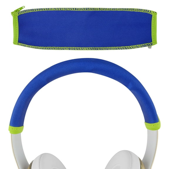 Geekria Headband Cover Compatible with Beats Solo 3, Solo 2 Wireless On-Ear Headphones, Head Top Cushion Pad Protector, Sweat Cover, Replacement Repair Part, Easy DIY Installation (Pop Indigo)