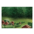 thumbnail image 2 of Mushroom Cutting Board, Fly Agarics Wonderland Lawn Meadow Scenery Greenwood, Decorative Tempered Glass Cutting and Serving Board, Small Size, Apple Green Fern Green, by Ambesonne, 2 of 5