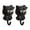 Black-2pc, variant on Cat Key Holder for Wall with Sunglasses, No Drill Adhesive Hooks for Keys, Hats, Coats & Towels, Cute Cartoon Cat Wall Decor for Apartment, Kitchen, Office and Bathroom Organization, Black-2pc