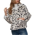thumbnail image 1 of Abrigos Cálidos de Invierno Para Mujer Abrigo de Imitación Chaqueta de Imitación Peluda Cálida Ropa de Abrigo de Manga Larga Odeerbi ODB-6, 1 of 9
