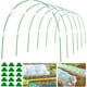 thumbnail image 1 of Kit de túnel de invernadero de jardín DIY - Marco de soporte de fibra de vidrio con red ultrafina para insectos, tamaños de aro 6 y 10, protección de plantas para hortalizas y cultivos, 1 of 2