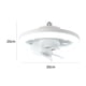thumbnail image 2 of Luz de ventilador de techo con control remoto 360 Head Shaking Viento de 3 velocidades para estudio de dormitorio, 2 of 8