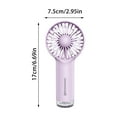 thumbnail image 2 of Portable Handheld Water Spray Fan Personal Device with Three Speeds Refreshing Travel Outdoor Companion, 2 of 3