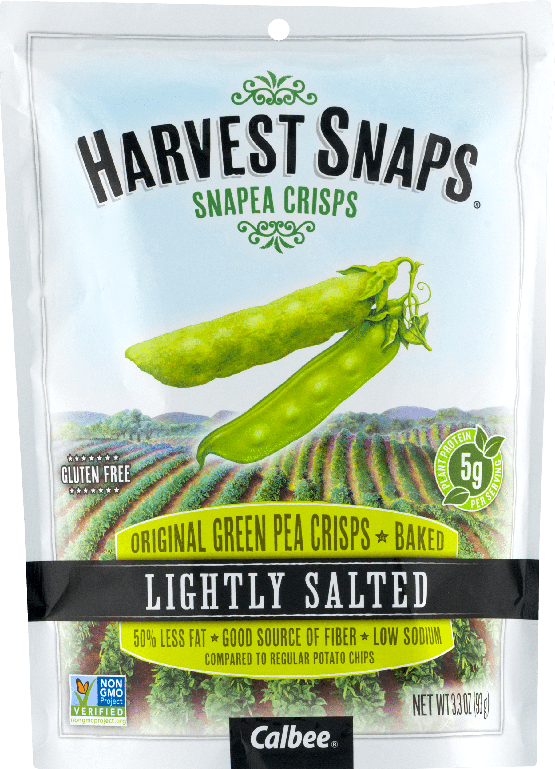 Snapea Crisps Lightly Salted (Original), 3.3oz (Case of 12) Walmart