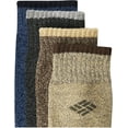 thumbnail image 3 of Columbia Mens 4 Pack Full Cushion Crew Socks Black 6-12, 3 of 9