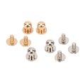 thumbnail image 4 of Chicago Screws, Round Head Exquisite Color Button Stud 200 Set  For Bag Gold And Silver Color, 4 of 8