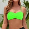 thumbnail image 2 of Women's Bandeau Bikini Top - Strapless Swimsuit with Removable Straps, Non - Removable Padded Bra, Comfortable Fabric - Available in Multiple Sizes for Summer, 2 of 6