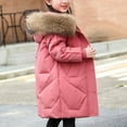 thumbnail image 4 of Generic Childrens Coat Girls Fashion Kids Boys Thick Coats Padded Winter Jacket Clothes 2024 for Simplicity Cozy Casual (10-11 Years,Watermelon Red), 4 of 9