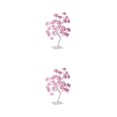 thumbnail image 3 of Yuarrent Luces de árbol de rosas simuladas de ABS: brillo y estilo bonsái para una sensación romántica Un regalo único y hermoso Type3 Tipo3 2Conjunto, 3 of 6