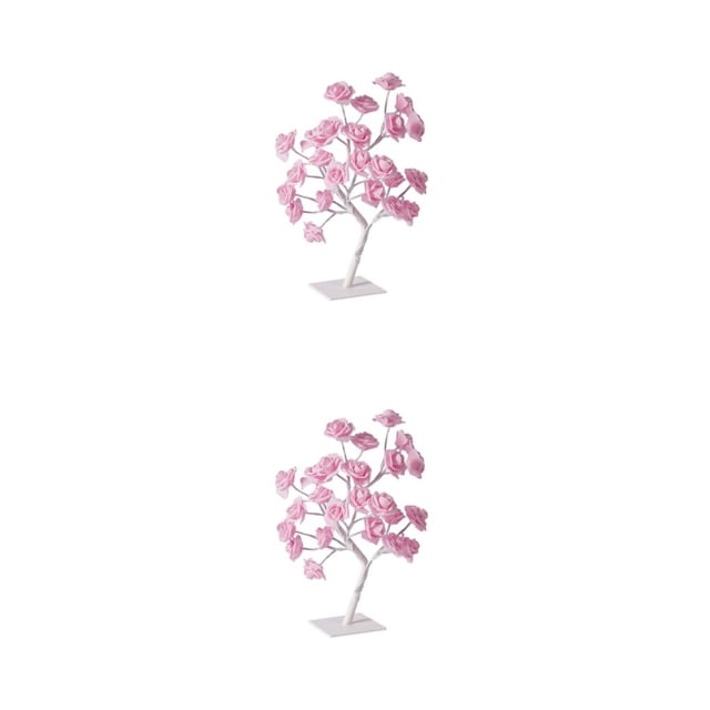 Inteprter Luces LED - Luces de árbol de rosas simuladas - Para decoración de interiores y exteriores Personas que decoran sus hogares y agregan Tipo3 2Conjunto