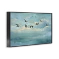 thumbnail image 2 of Stupell Industries Coastal Blue Skies Geese Black Framed Giclee Art, 30 x 20, by Petals Prints Design, 2 of 8