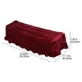 thumbnail image 3 of Practical Pleuche Chair Bench Stool Cover Protective Cover for Piano Stool, 3 of 9