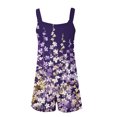 thumbnail image 5 of Amzcrzy Jumpsuits for Women Casual Summer Floral Shorts Overalls Jumpsuit Button Up Comfy Rompers Sleeveless Jumpers with Pockets S-3XL, 5 of 5
