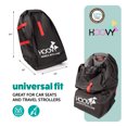 thumbnail image 2 of Hoovy Safe & Secure Travel Car Seat Bag, Black/Red, Zipper Closure, 1 Piece, 2 of 4