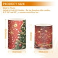 thumbnail image 3 of Christmas Tree Gift Box Flickering Flameless Candles Battery Operated with Remote Timer LED Pillar Candles Set of 2, 3 of 7
