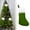 Green, variant on JUMNUYCUH Christmas Stockings, Felt Christmas Stocking Hanging Ornaments for Holiday Xmas Tree Fireplace Decorations, 9.1" x 14.2", Red