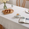 thumbnail image 5 of High Quality Washable Wrinkle Free Lace Tablecloth with Tassel for Dinning Table, 5 of 5