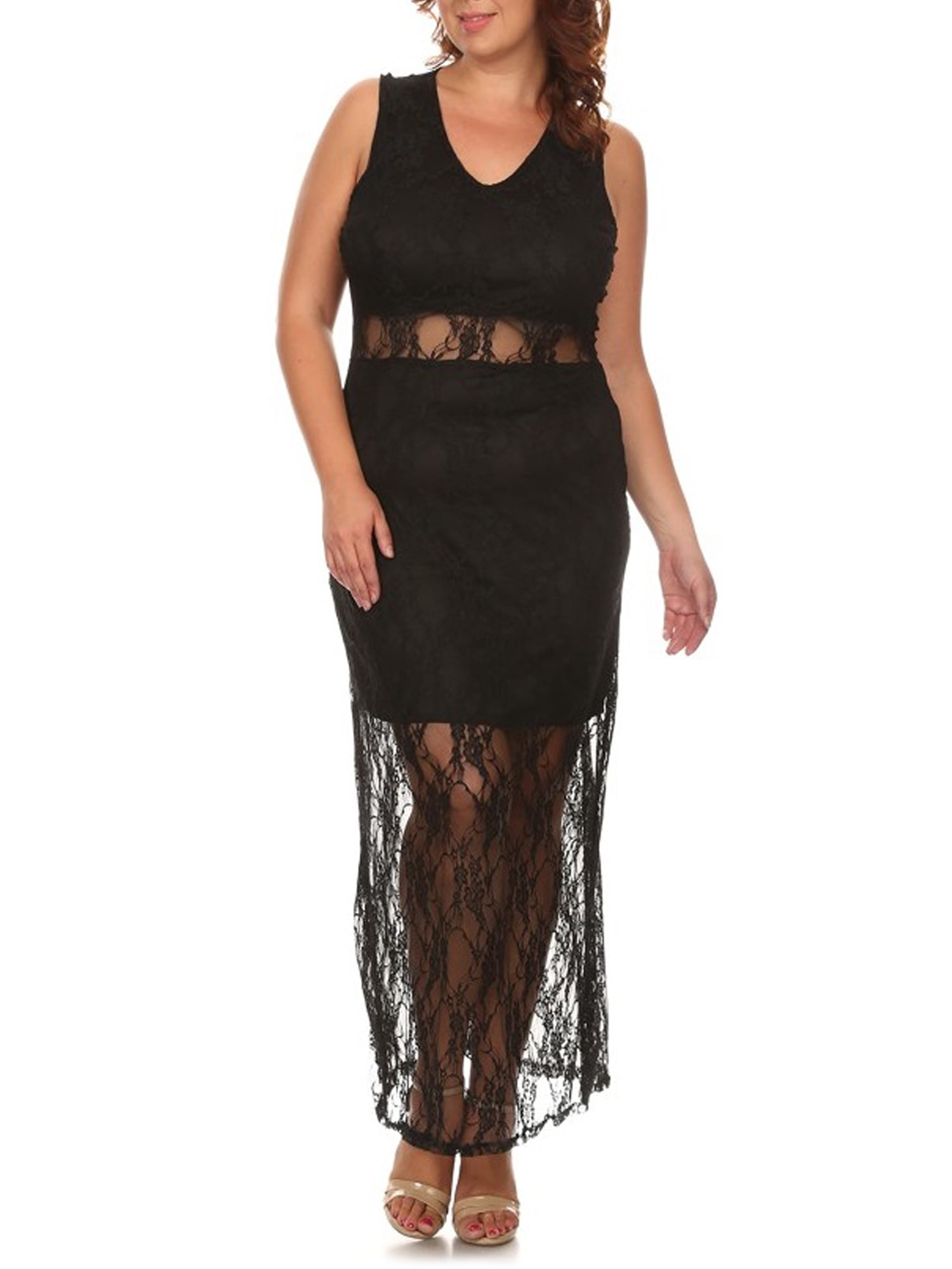 ella samani women's plus size maxi wrap dress Ella Samani Plus Size Wrap Dress - Maxi Dress