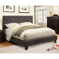 thumbnail image 4 of FOA Warscher 2-Piece Gray Solid Wood Bedroom Set - Cal King + Nightstand, 4 of 5