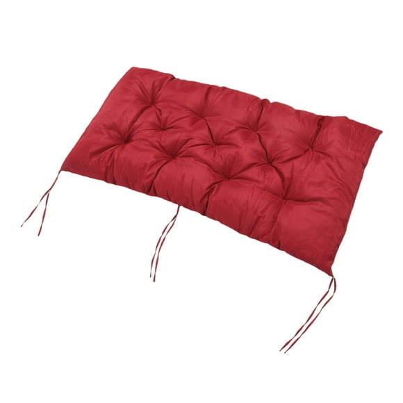 Outdoor Bench Cushion Swing Cushion Patio Chair Cushion 100x50cm Rainproof Sun Proof with 3 Straps for Garden Furniture Loveseat Deck