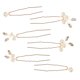 thumbnail image 4 of BESTYASH 6Ud Pasadores De Con Doradas Accesorios Nupciales Para Decorar Peinado, 4 of 8