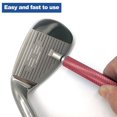 thumbnail image 3 of Golf Club Tool Golf Club Sharpener Tool Portable Golf Club Cleaning Pen for Maintenance Care Includes Golf Accessories Grooving Tool Golf Club Cleaner, 3 of 8
