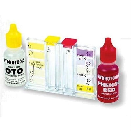 Economy Pool Water Chlorine and pH Level Test Kit