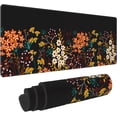 thumbnail image 1 of Extended Gaming Mouse Pad (31.5x12 in), Large Stable Rubber Base Mousepad with Stitched Edges, Keyboard Mouse Mat Desk Pad for Work, Game, Office, Home - Beautiful Floral, 1 of 5