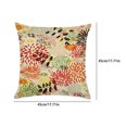 thumbnail image 3 of Dahlia Pillow Covers 18x18 Inch,Rustic Floral Decorative Throw Pillows Farmhouse Geometric Flower Decor Cushion Cover for Home Sofa Bedroom Outdoor, 3 of 7