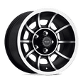 thumbnail image 2 of American Racing Vintage Aluminum Rim VN47 VECTOR 15X8.5in Satin Black Machined Finish, VN4758565B, 2 of 2