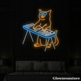 thumbnail image 2 of Glowneon Cat Playing Piano Neon Sign, Cool Cat Play Piano Led Sign, Instrument Shop Decor, 2 of 5