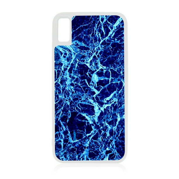 Blue Marble Print Iphone Xr Marble Case Iphone 10 Xr Marble Case White Rubber Case For Iphone Xr Iphone Xr Phone Case Iphone Xr Accessories Walmart Com Walmart Com