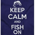 thumbnail image 2 of Keep Calm Fish On Fishing Enthusiast Boys Kids T Shirt Tees Tops Teen Brisco Brands X, 2 of 6