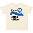 thumbnail image 3 of Inktastic I Love Someone with Colon Cancer blue heart ribbon Boys or Girls Toddler T-Shirt, 3 of 5