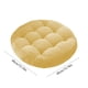 thumbnail image 2 of Cojín de pana para silla de comedor con relleno de espuma gruesa para un asiento cómodo, ideal para cocina y patio, diseño de color liso Aestivo | Amarillo | AESTIVO, 2 of 7