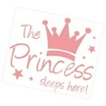 thumbnail image 2 of Princesa dormir aquí inspirado pared calcomanía Peel and Stick Mural Wallpaper, 2 of 8