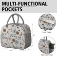thumbnail image 6 of Womens Pioneer Flower Floral Print Pattern Lunch Box for Work,Insulated Lunch Bag for Women,Loncheras Para Mujer,Leakproof Adult Lunch Bag for Work,Beach,Travel,Picnic,Camping, 6 of 7